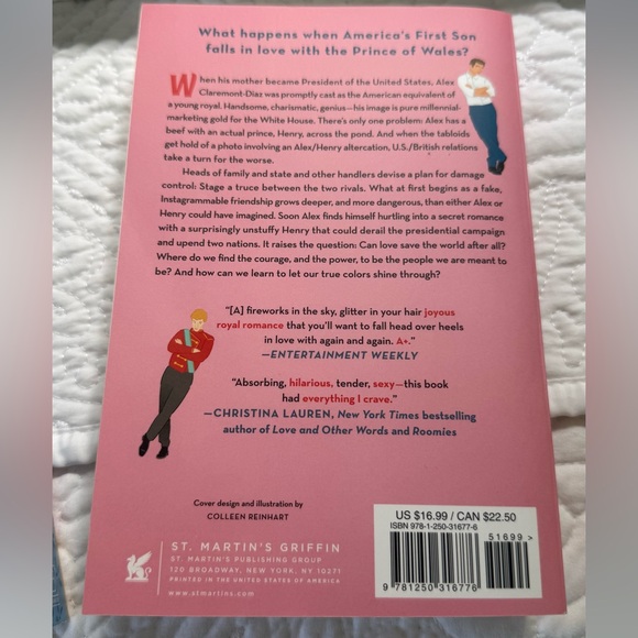 Red, White & Royal Blue Book by Casey McQuiston - Picture 2 of 2